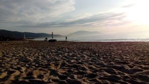 Fishing, early morning, first days of September, Asprovalta